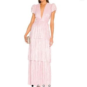 Sabina Musayev Pink Maxi Dress